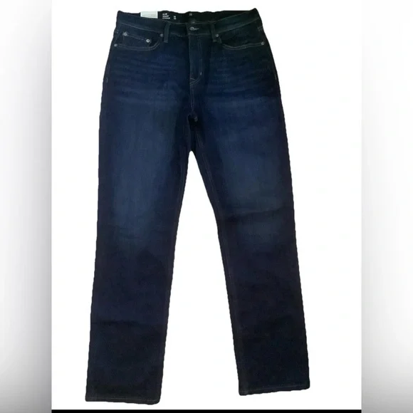 Banana Republic 33 x30 jeans slim fit luxe traveler Men's Dark Blue Jeans